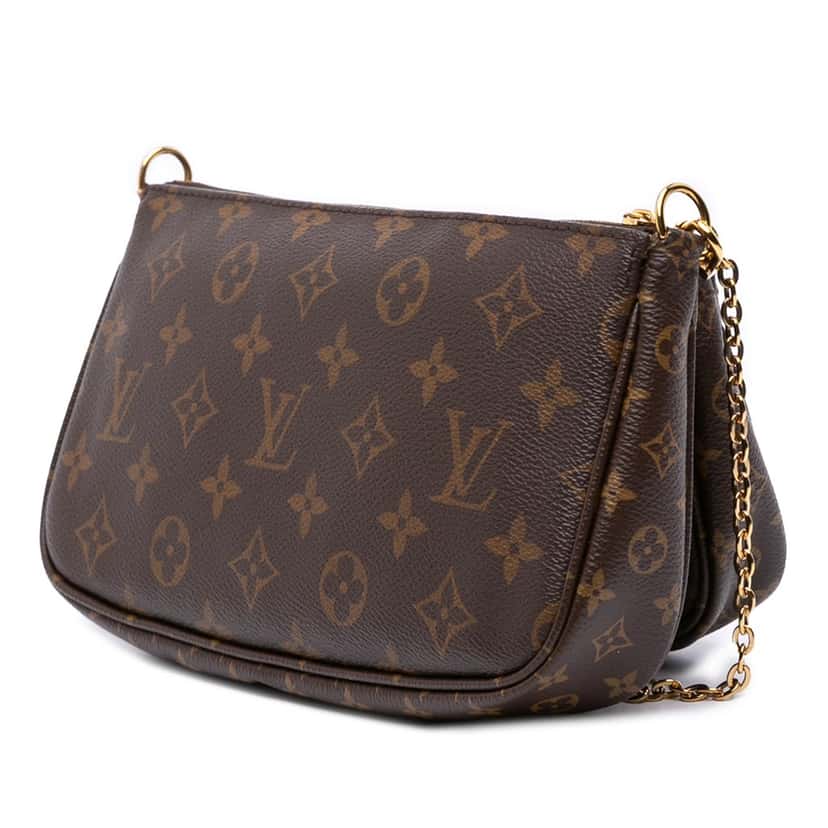 Louis Vuitton Monogram Multi Pochette Accessoires Brown Canvas Good condition - Back View