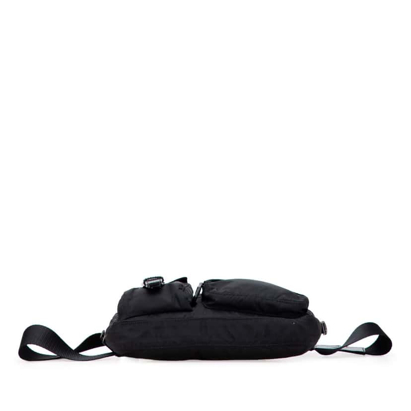 Prada Tessuto Multi Pocket Belt Bag Black Good condition - Inside View