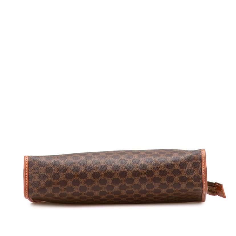 Celine Macadam Coated Canvas Clutch Brown Canvas Good condition - Inside View