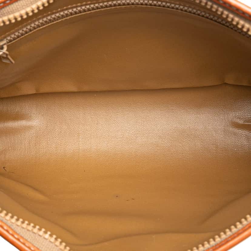 Celine Macadam Coated Canvas Clutch Brown Canvas Good condition - Model View