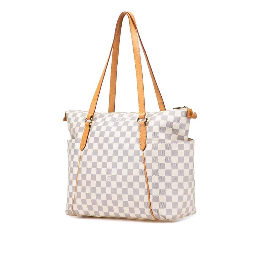 Louis Vuitton Damier Azur Totally MM White Canvas Good condition - Back View