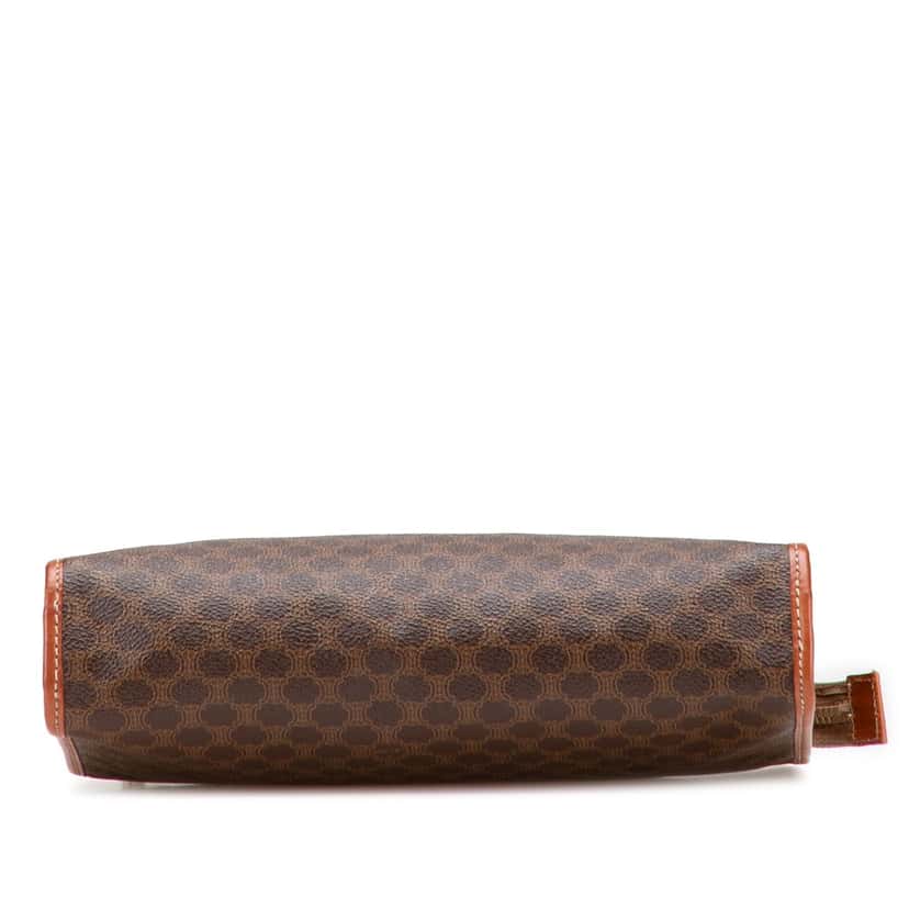 Celine Macadam Coated Canvas Clutch Brown Canvas Good condition - Inside View