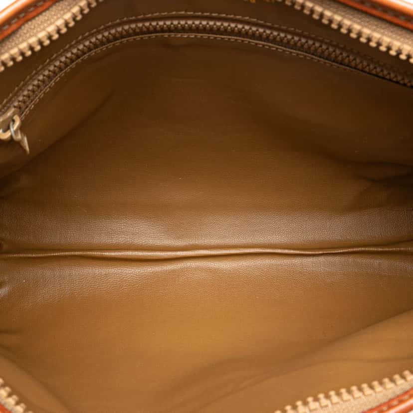 Celine Macadam Coated Canvas Clutch Brown Canvas Good condition - Model View
