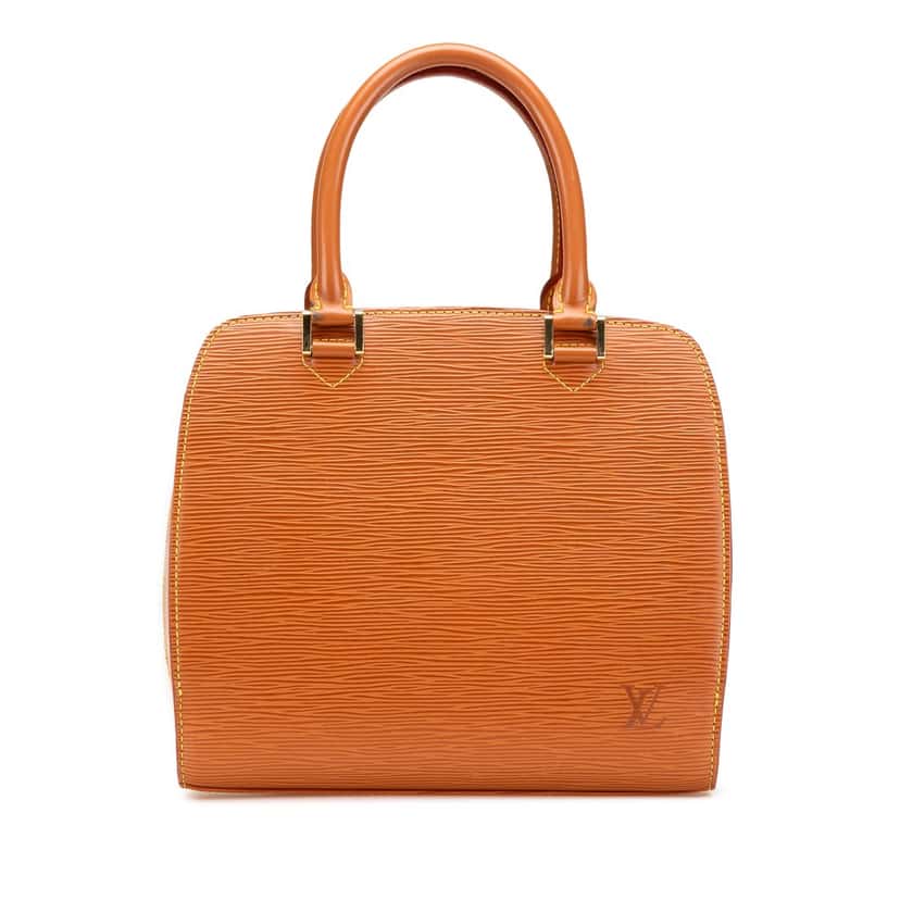 Louis Vuitton Epi Pont-Neuf Brown Leather Good condition - Front View