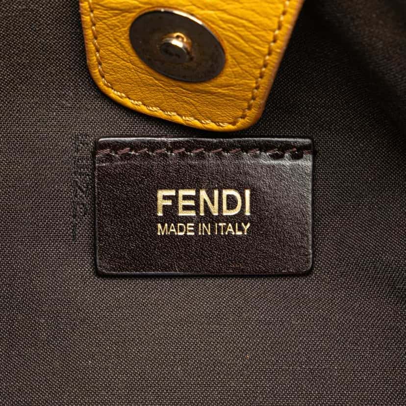 Fendi Zucchino Canvas Tote Brown Canvas Good condition - Box View