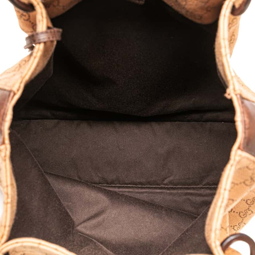 Gucci GG Denim Tote Brown Denim Good condition - Model View