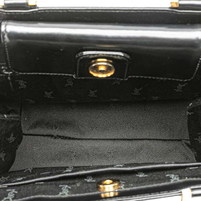 Yves Saint Laurent Leather Handbag Black Leather Good condition - Model View