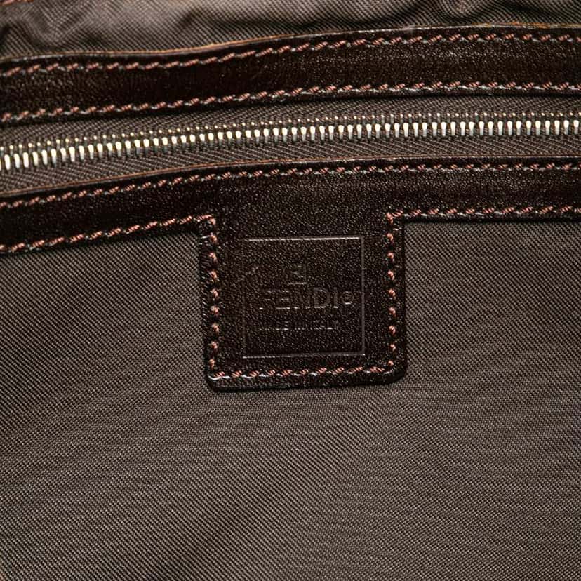 Fendi Zucca Canvas Shoulder Bag Brown Canvas Good condition - Box View