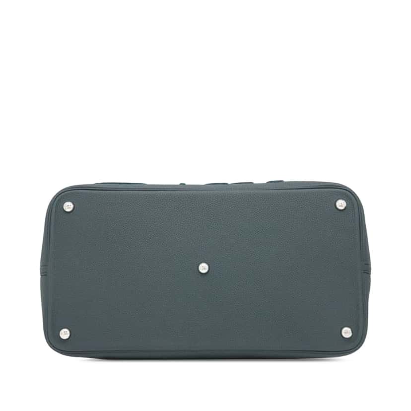 Hermès Togo Tufting Chimeres Dragon Bolide 1923 45 Green Leather Good condition - Inside View