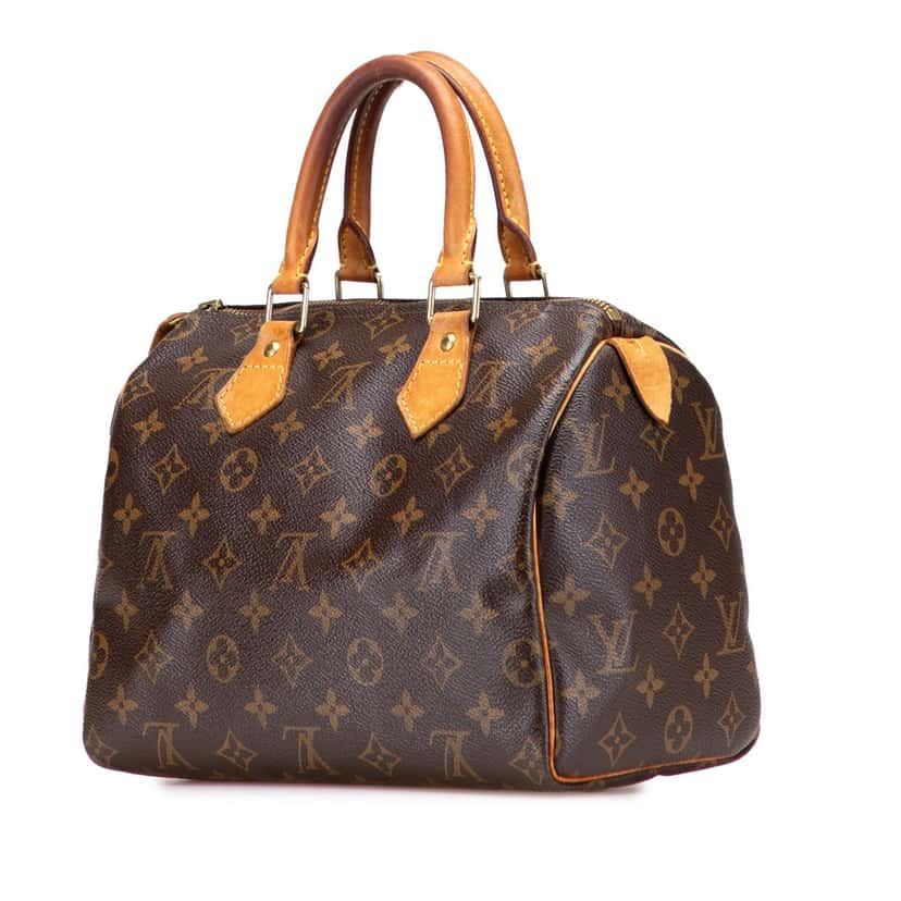 Louis Vuitton Monogram Speedy 25 Brown Canvas Good condition - Back View