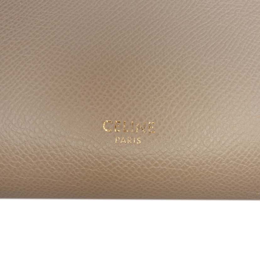 Celine Nano Grained Calfskin Belt Bag Brown Leather Good condition - Box View