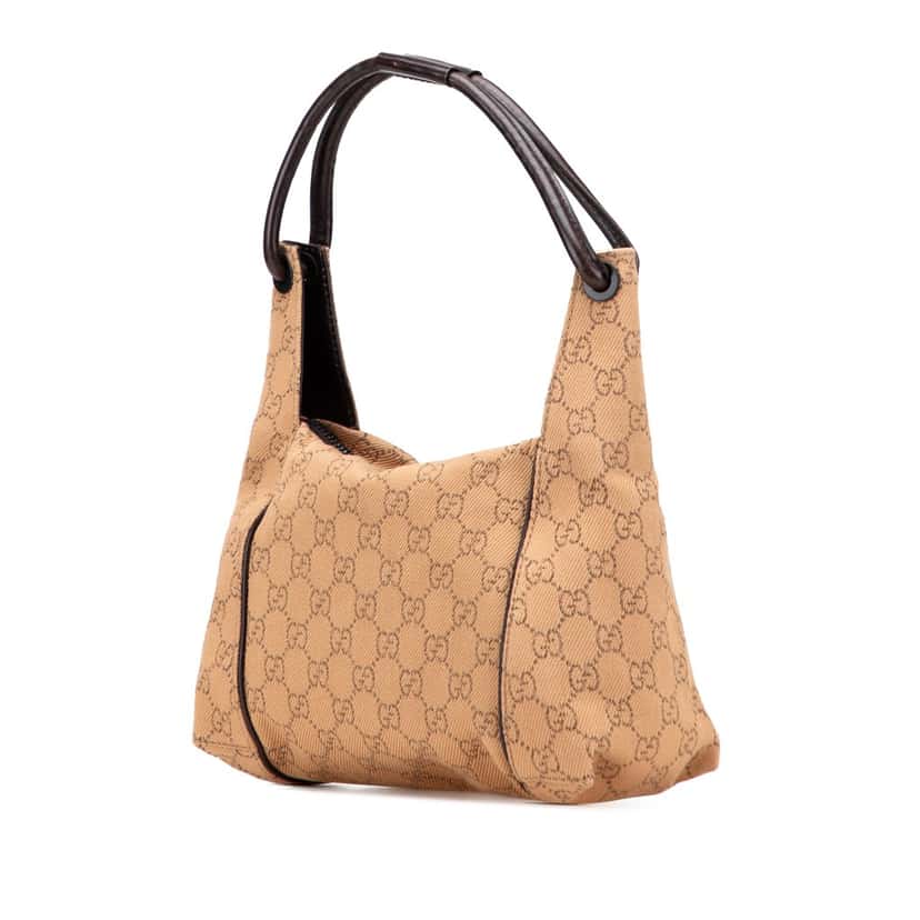 Gucci GG Denim Handbag Brown Denim Good condition - Back View