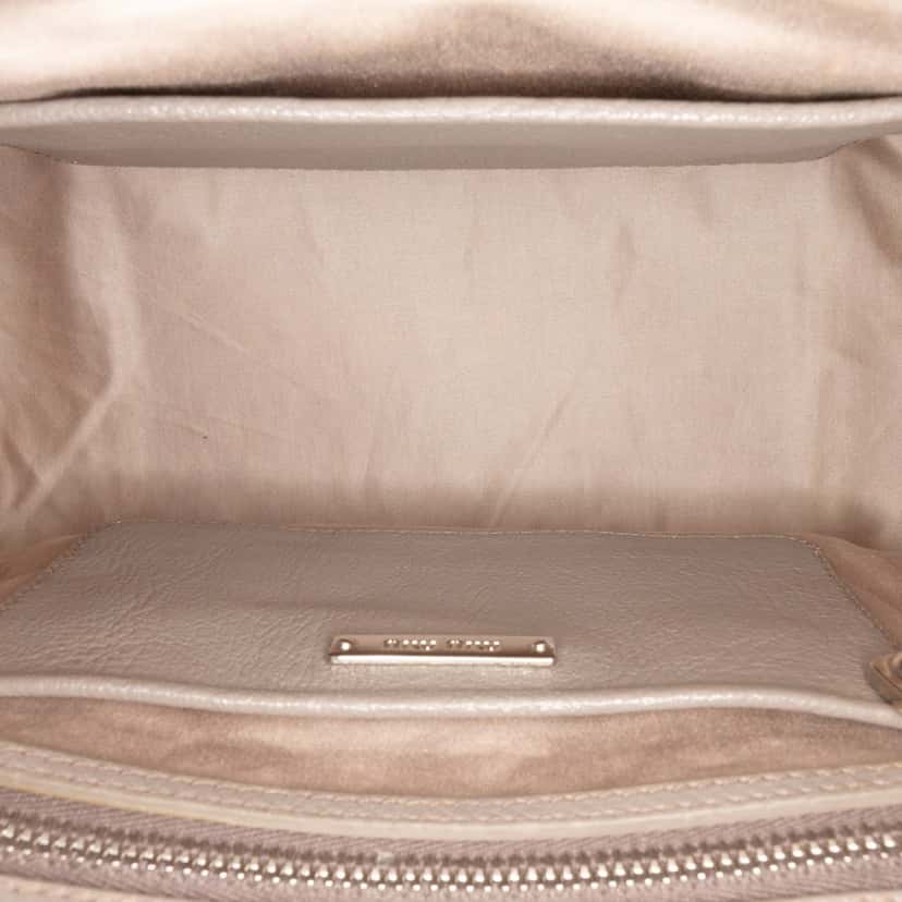 Miu Miu Leather Satchel Brown Leather Good condition - Model View