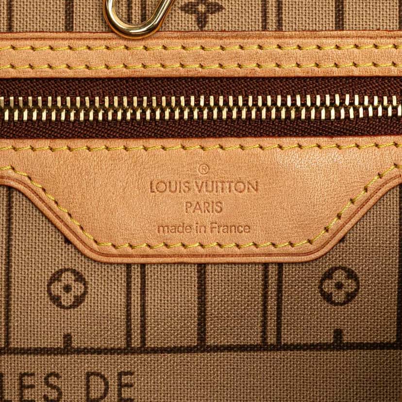 Louis Vuitton Monogram Neverfull MM Brown Canvas Good condition - Box View