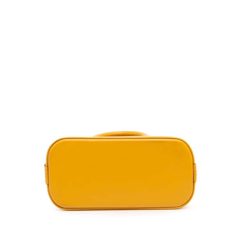 Louis Vuitton Epi Nano Alma Yellow Leather Good condition - Inside View