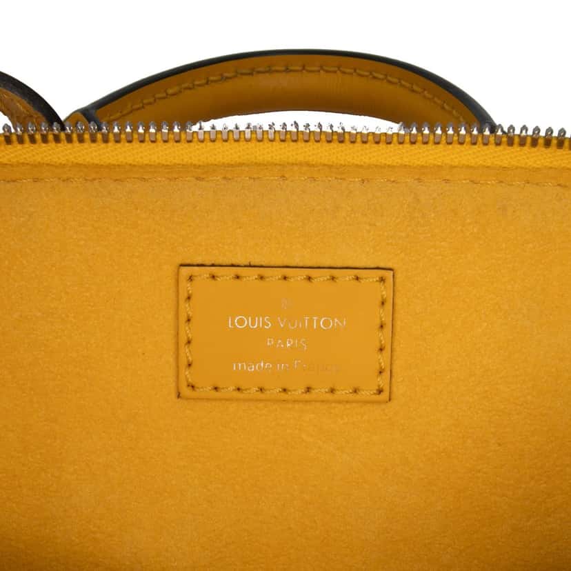 Louis Vuitton Epi Nano Alma Yellow Leather Good condition - Box View