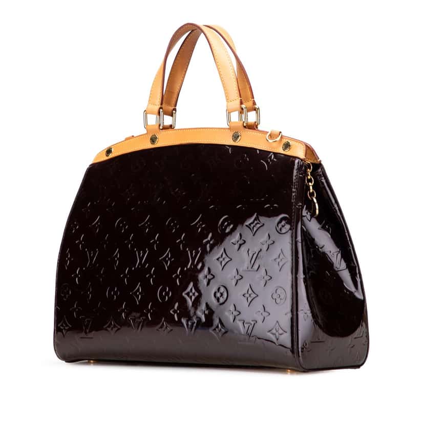Louis Vuitton Monogram Vernis Brea GM Purple Leather Good condition - Back View