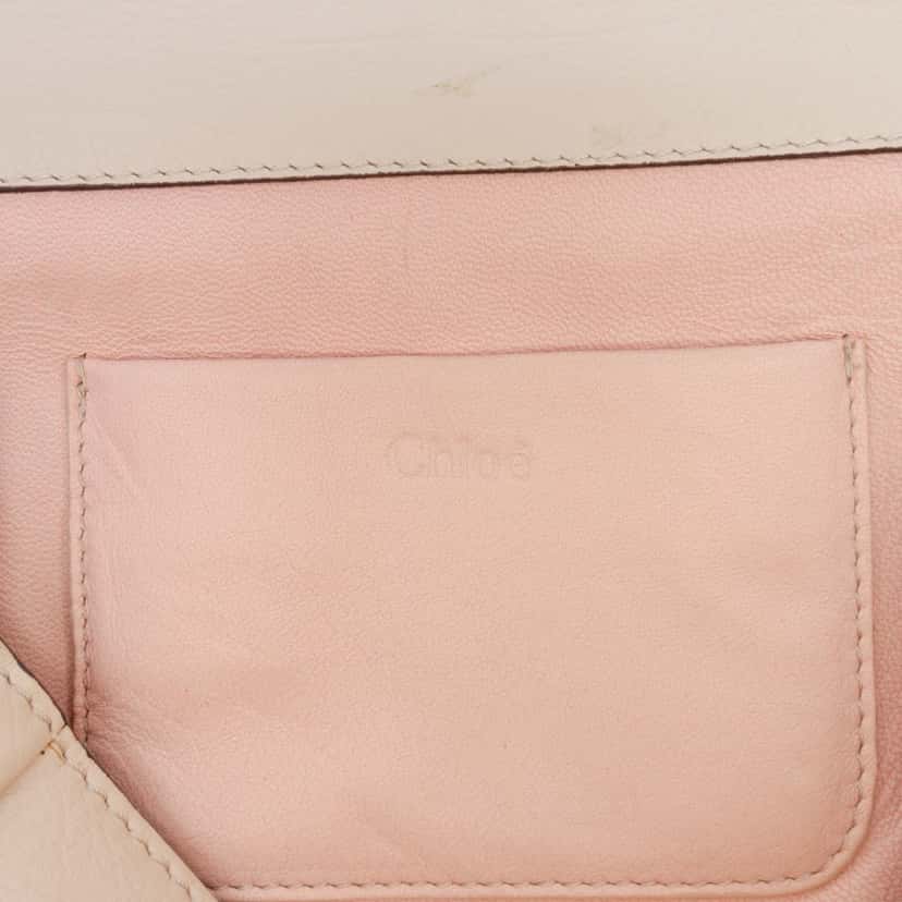 Chloé Medium Goatskin Elsie Crossbody Brown Leather Good condition - Box View