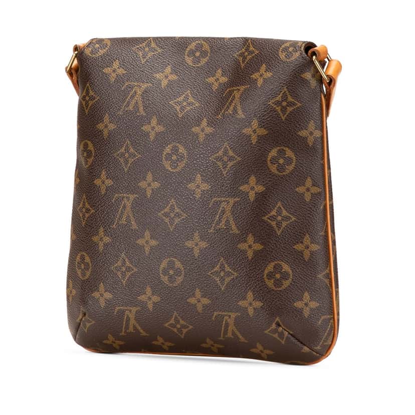 Louis Vuitton Monogram Musette Salsa Short Strap Brown Canvas Good condition - Back View