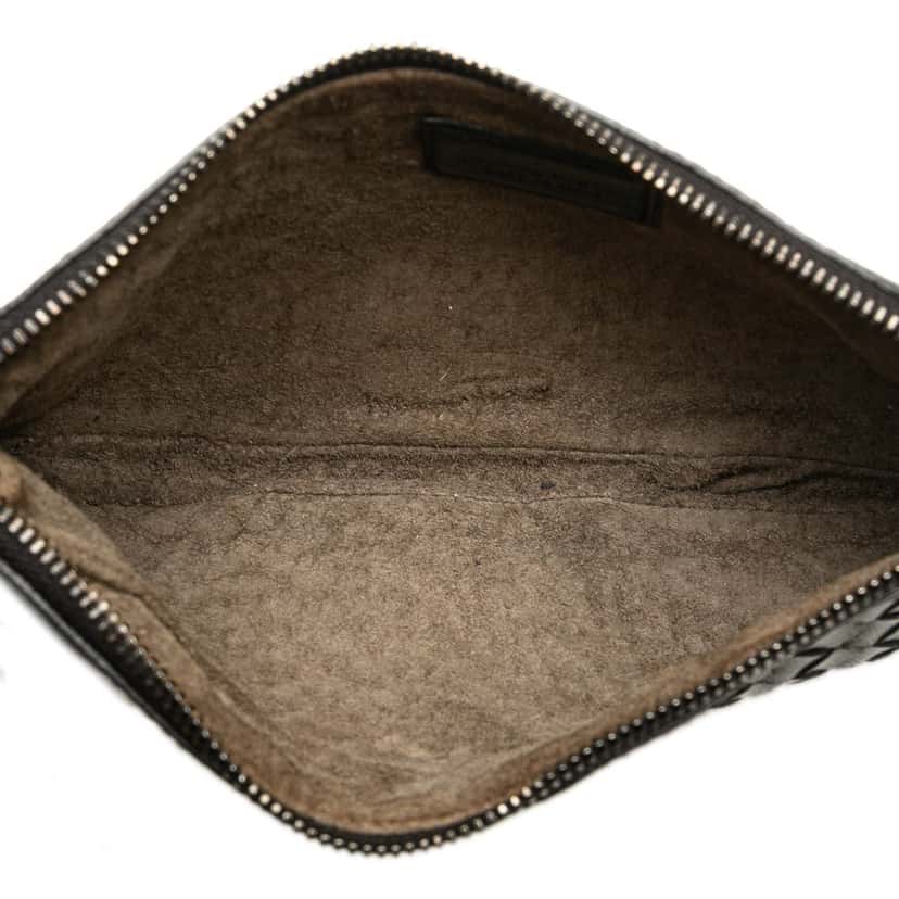 Bottega Veneta Nappa Intrecciato Coin Pouch Black Leather Good condition - Box View