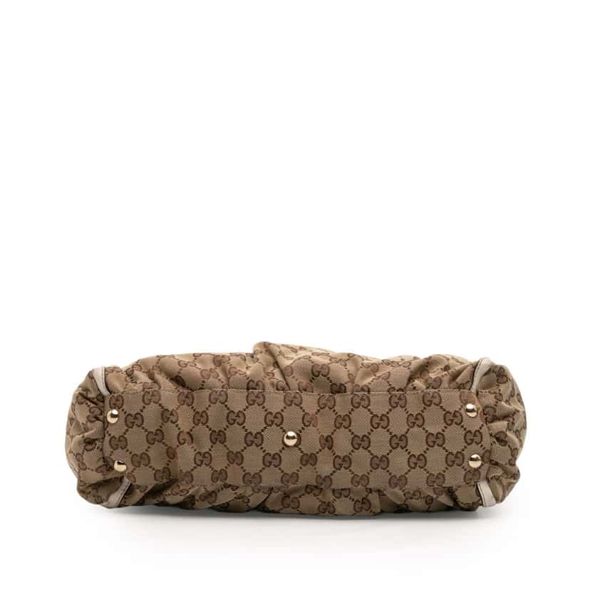 Gucci GG Canvas Abbey D Ring Tote Brown Canvas Good condition - Inside View