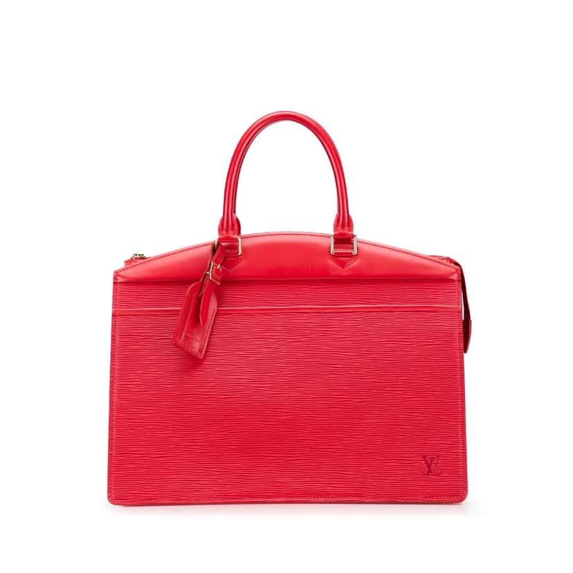 Louis Vuitton Epi Riviera Red Leather Good condition - Front View