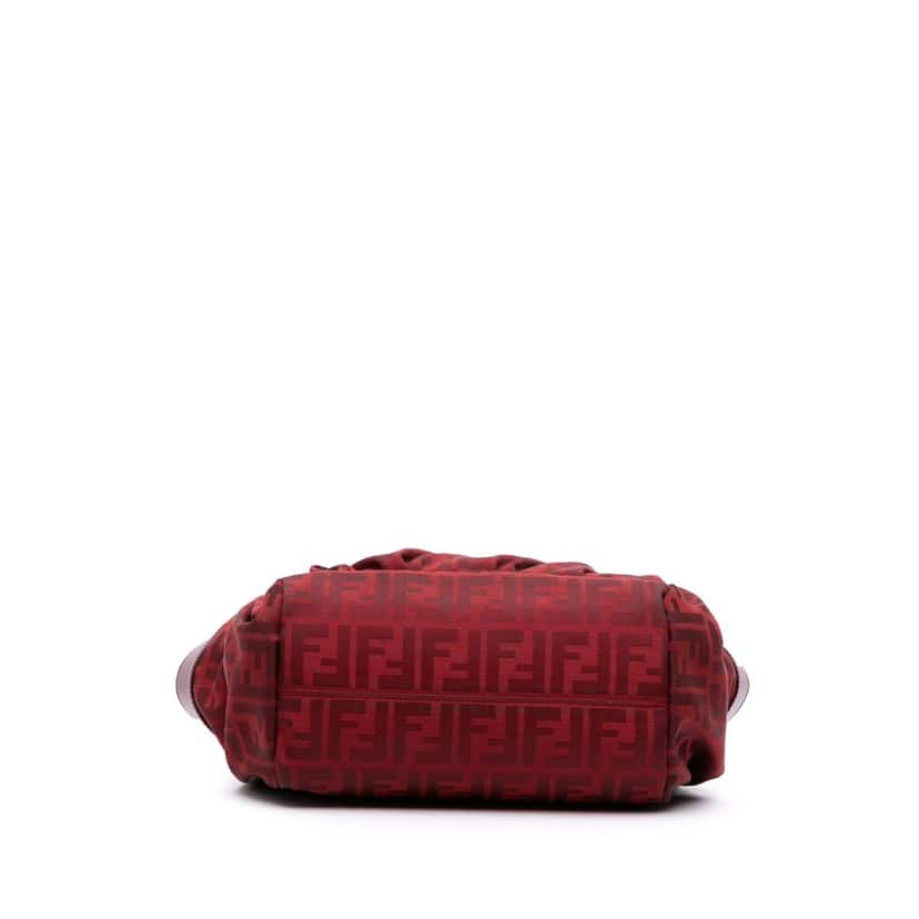 Fendi Large Zucca Canvas Chef Tote Red Canvas Good condition - Inside View