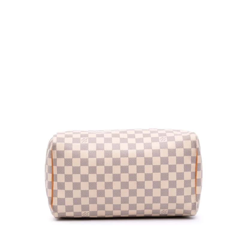 Louis Vuitton Damier Azur Speedy 30 White Canvas Good condition - Inside View