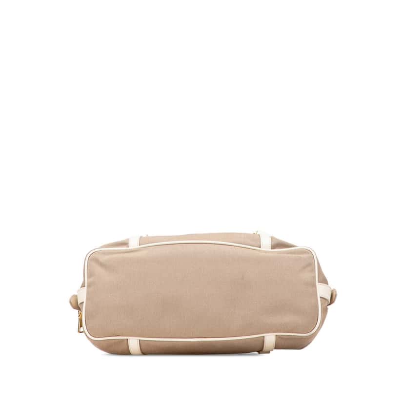 Prada Canvas Canapa Logo Shoulder Bag Brown Canvas Good condition - Inside View
