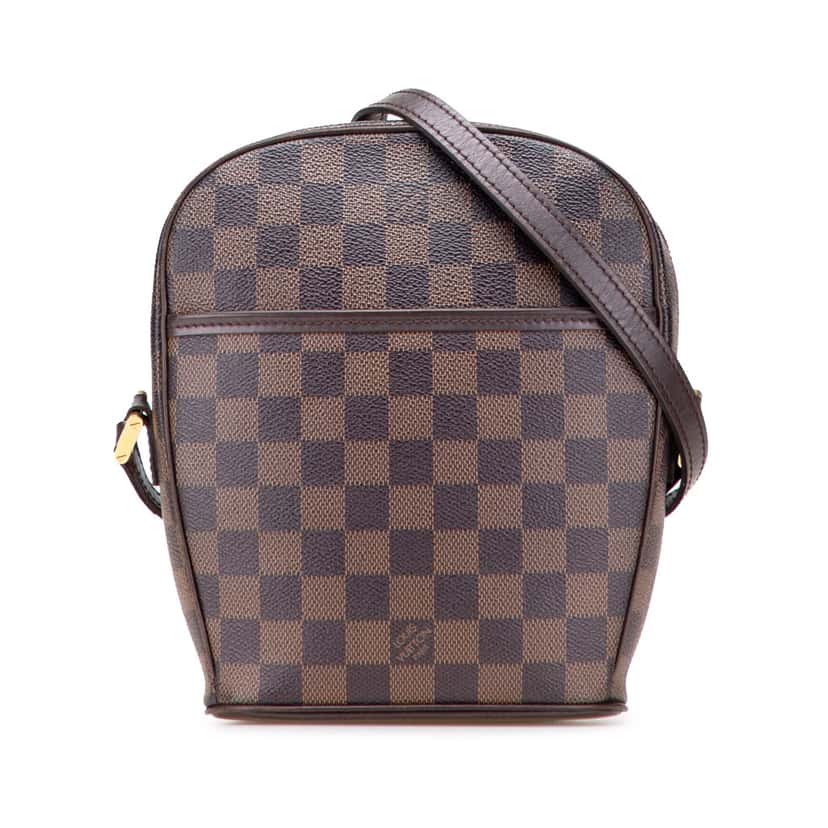 Louis Vuitton Damier Ebene Ipanema PM Brown Canvas Very good condition - Front View