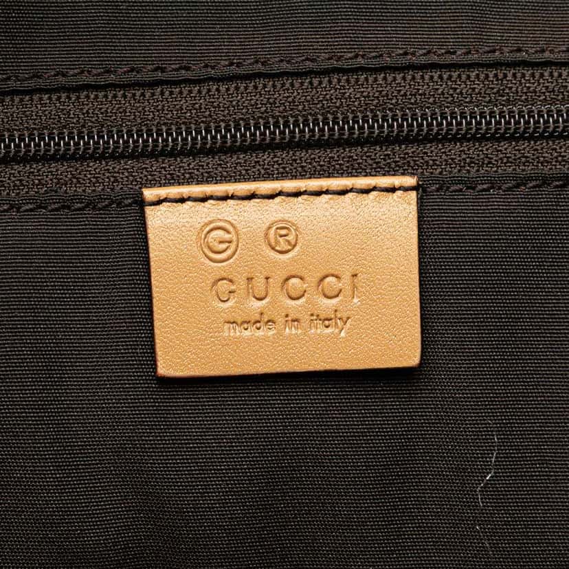 Gucci Guccissima Abbey D Ring Tote Brown Leather Good condition - Box View