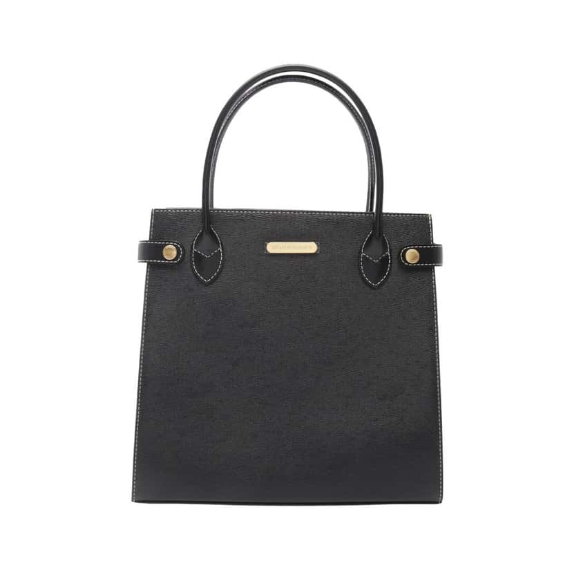 Burberry Leather Handbag Black Leather Good condition - Front View