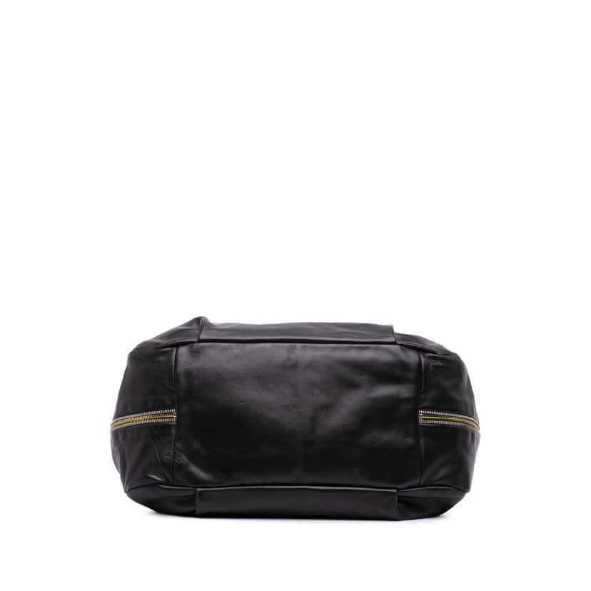 Prada Vitello Daino Side Zip Tote Black Leather Good condition - Inside View