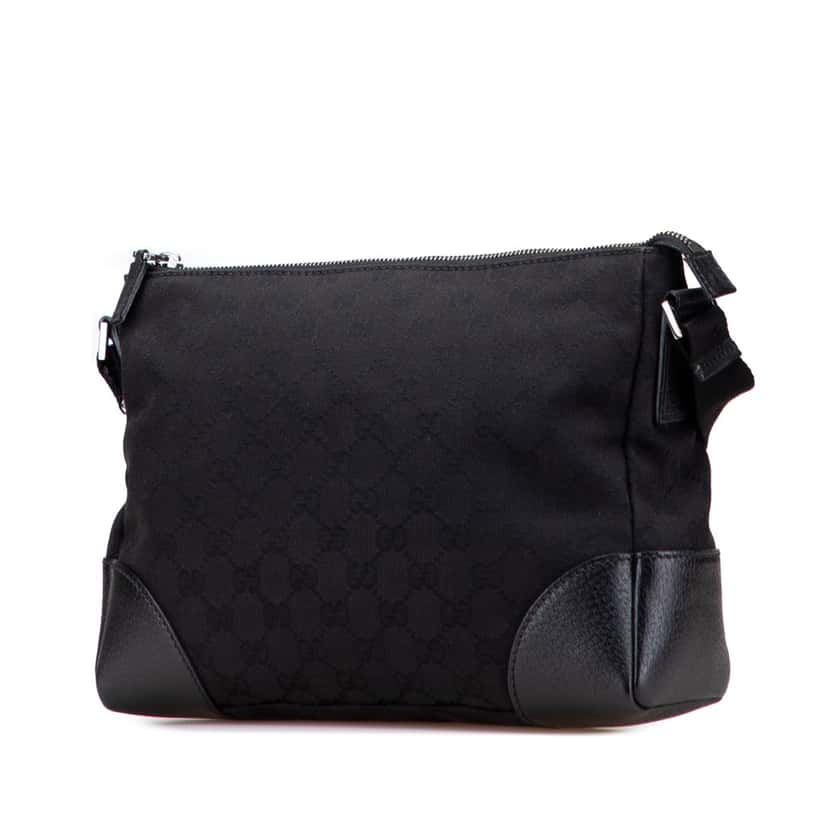 Gucci GG Canvas Crossbody Black Canvas Good condition - Back View