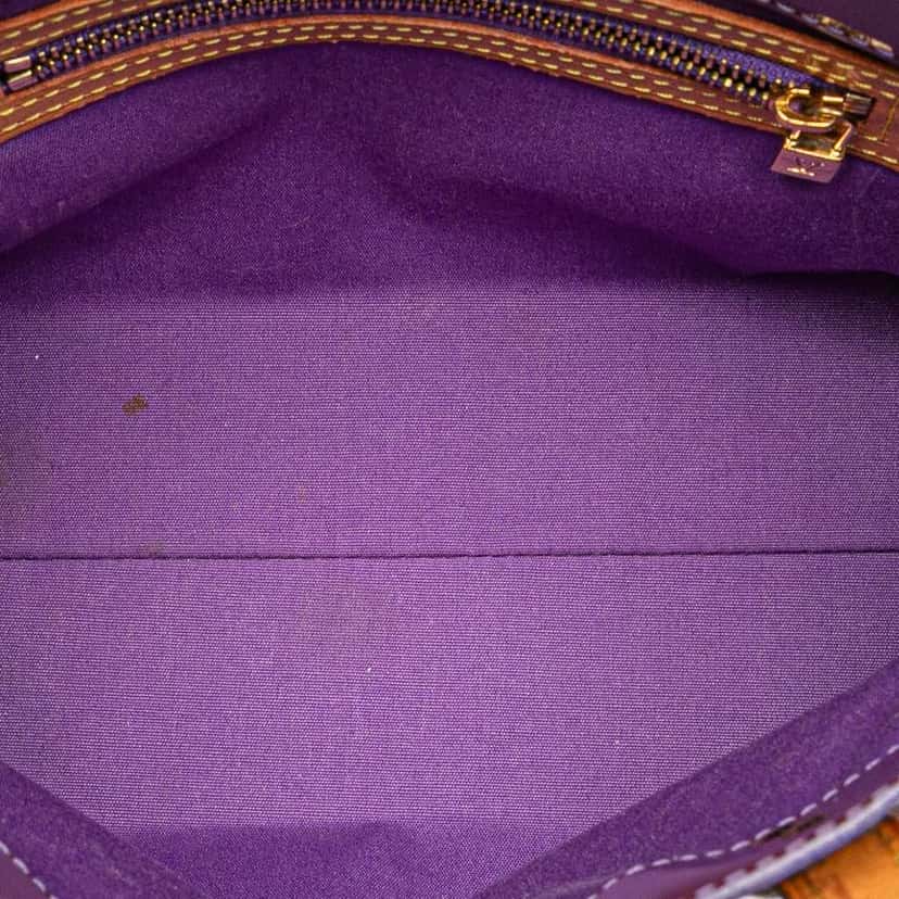 Louis Vuitton Monogram Vernis Reade PM Purple Leather Good condition - Model View