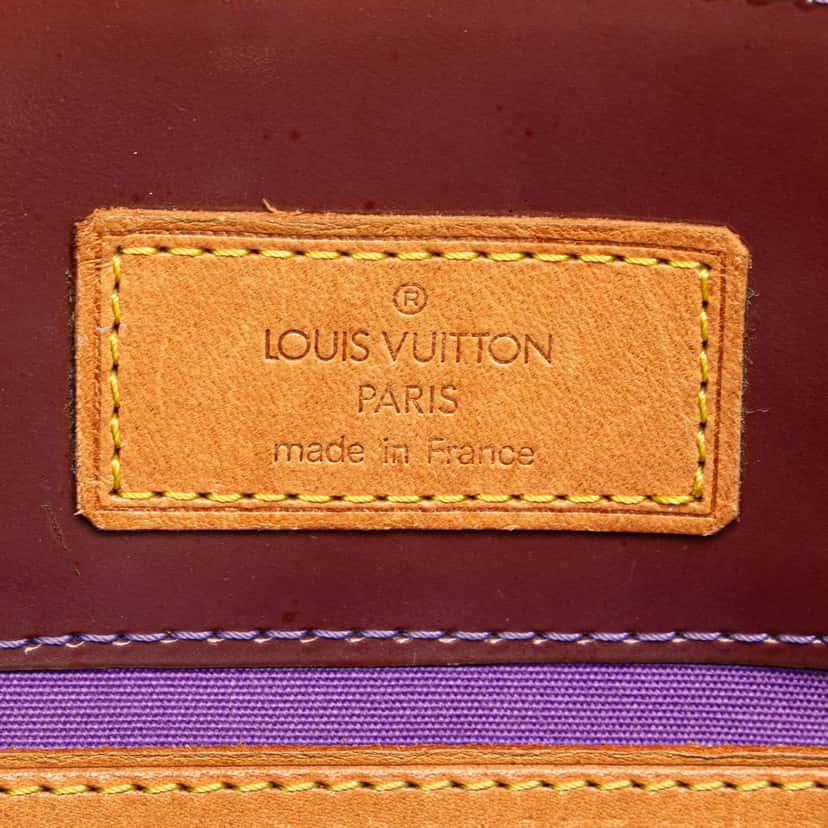 Louis Vuitton Monogram Vernis Reade PM Purple Leather Good condition - Box View