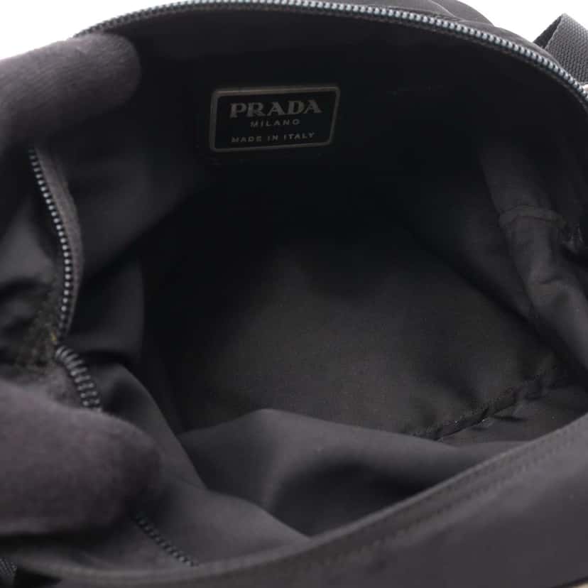 Prada Tessuto Zip Top Crossbody Black Good condition - Inside View
