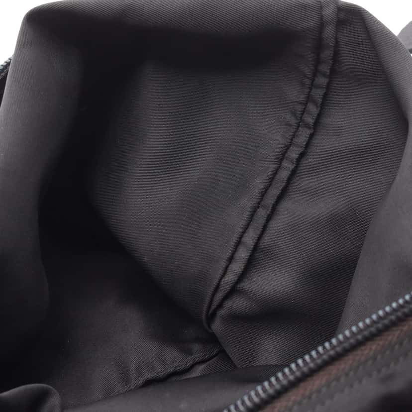 Prada Tessuto Zip Top Crossbody Black Good condition - Box View