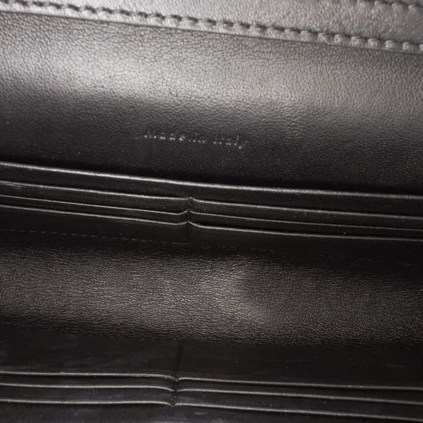 Celine Tricolor Leather Pocket Envelope Wallet On Chain Black Leather Good condition - Model View