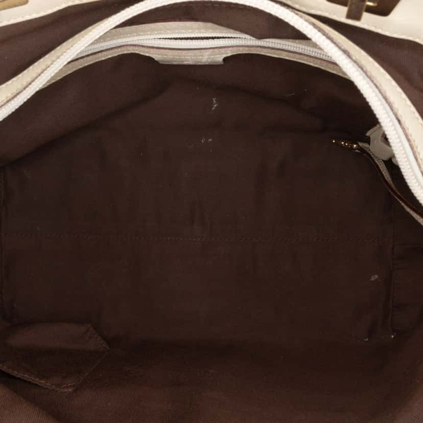 Gucci Small Guccissima Punch Tote Brown Leather Good condition - Model View
