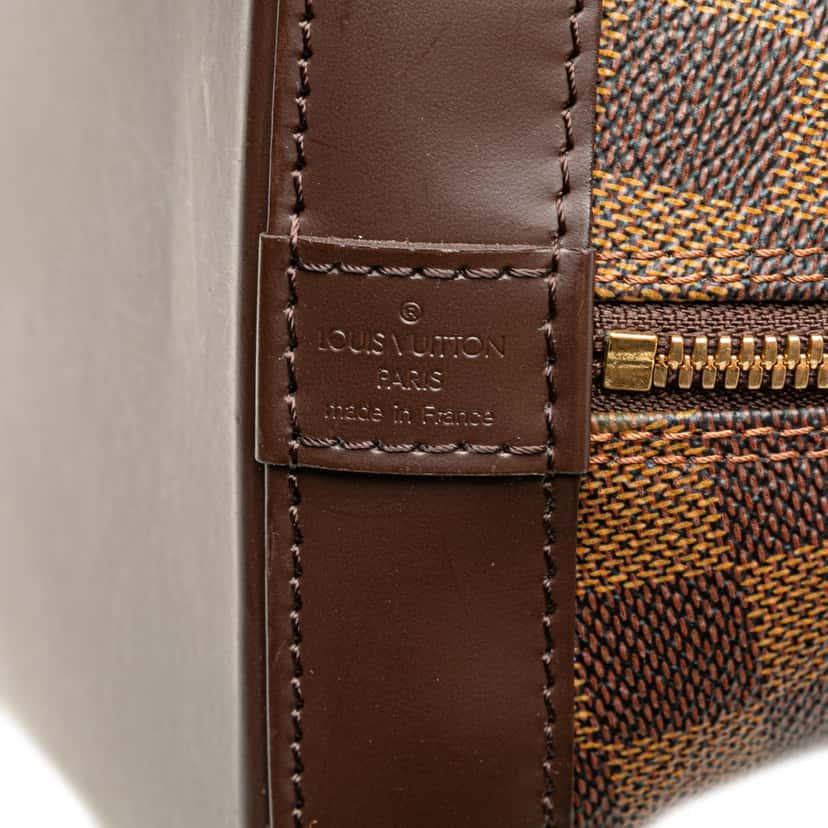 Louis Vuitton Damier Ebene Alma PM Brown Canvas Good condition - Box View
