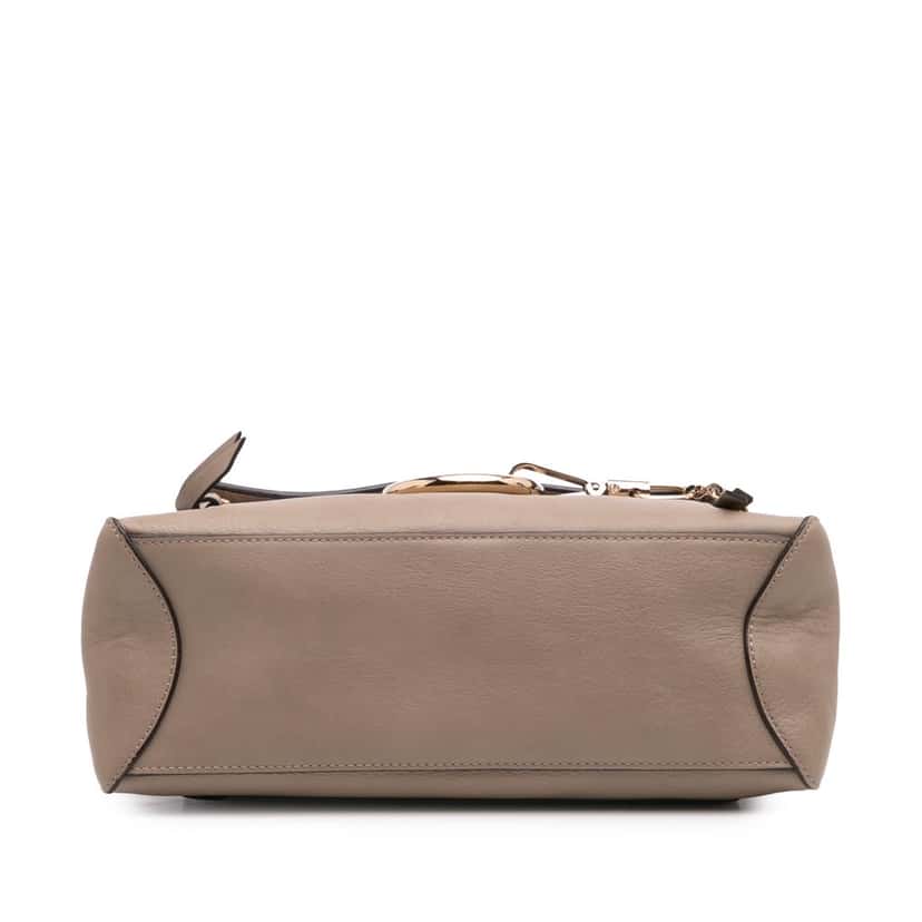 Chloé Small Leather Faye Day Satchel Brown Leather Good condition - Inside View