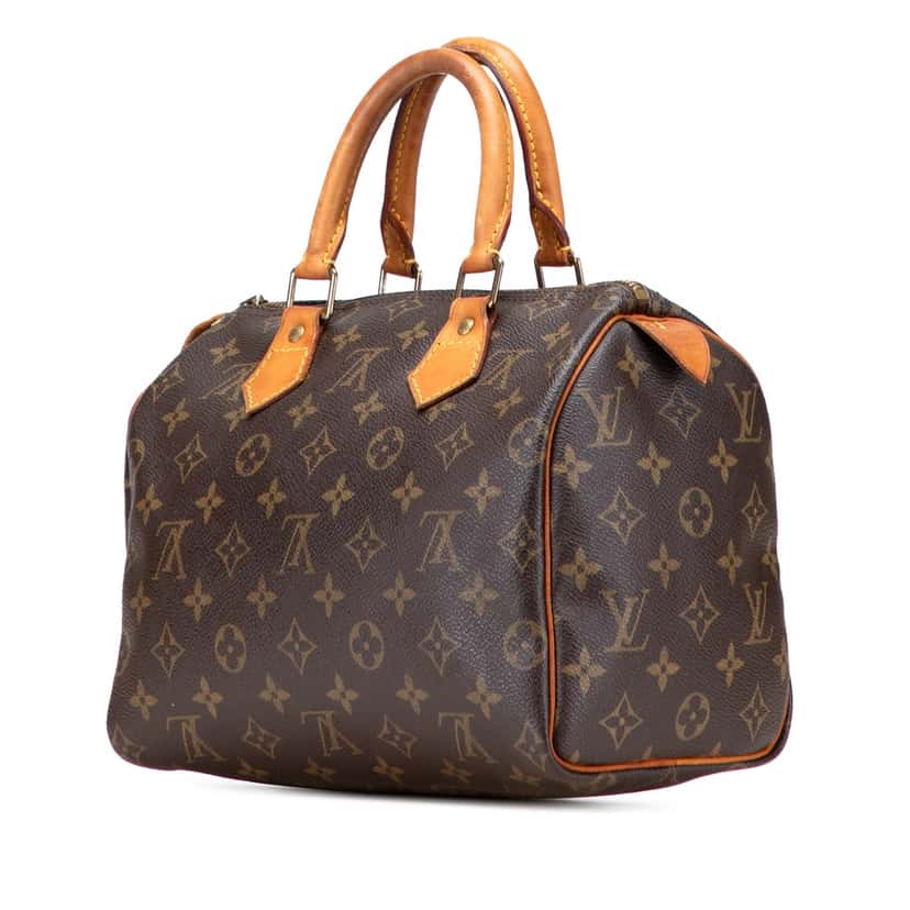 Louis Vuitton Monogram Speedy 25 Brown Canvas Good condition - Back View