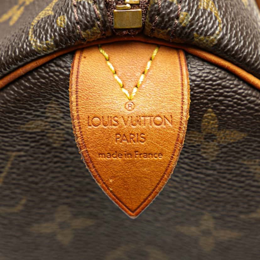 Louis Vuitton Monogram Speedy 25 Brown Canvas Good condition - Box View