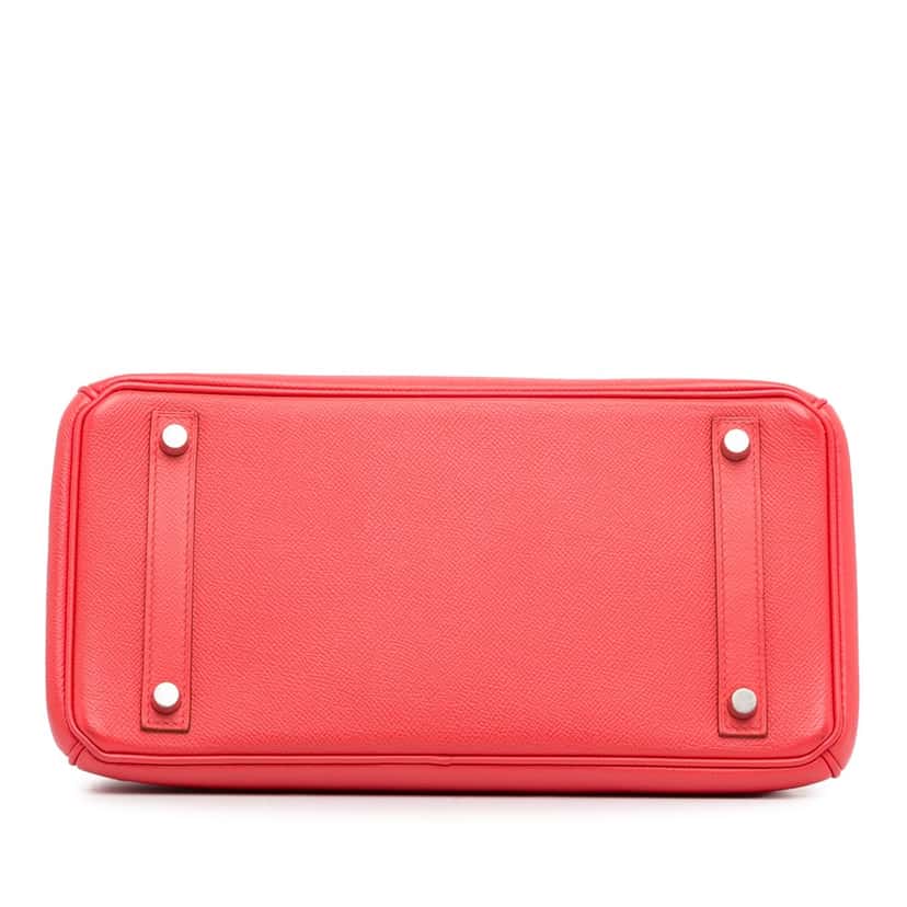 Hermès Epsom Birkin Retourne 30 Red Leather Good condition - Box View