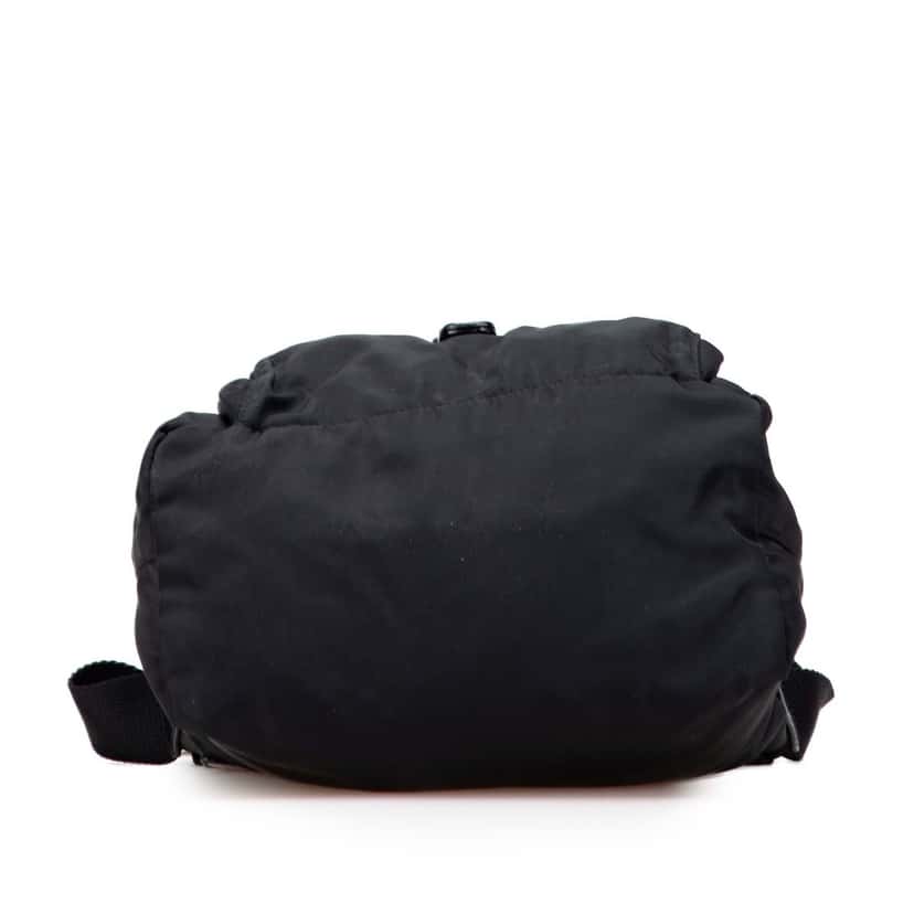 Prada Tessuto Zip Buckle Messenger Bag Black Good condition - Inside View