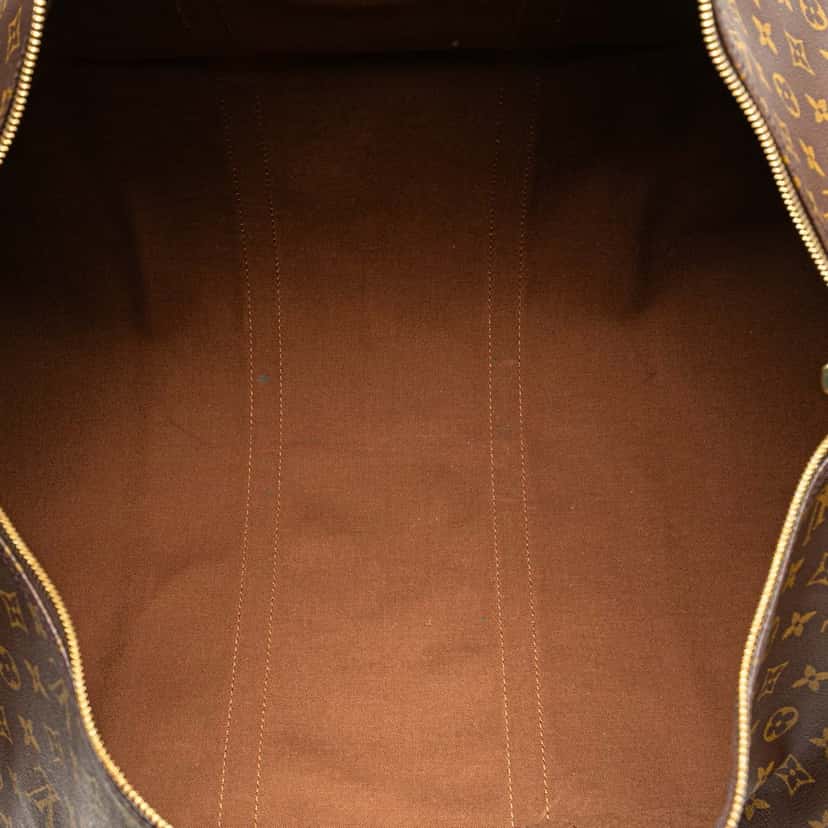 Louis Vuitton Monogram Keepall 60 Brown Canvas Good condition - Model View
