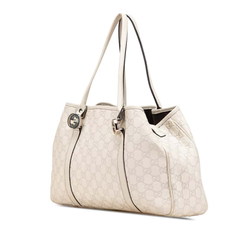 Gucci Guccissima Twins Tote Brown Leather Good condition - Back View
