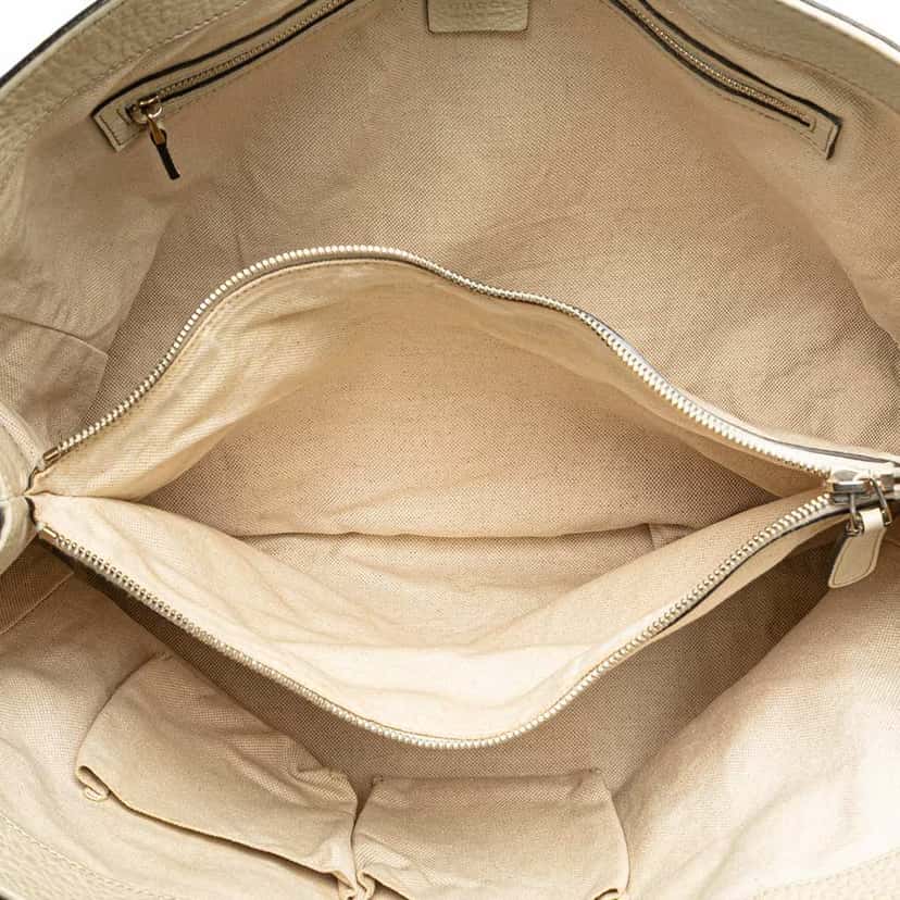 Gucci Medium GG Canvas Bella Tote Brown Canvas Good condition - Model View