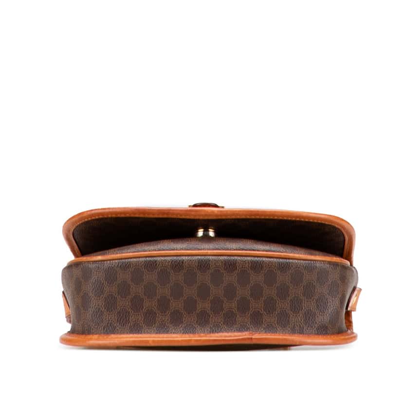 Celine Macadam Coated Canvas Crossbody Brown Canvas Good condition - Inside View